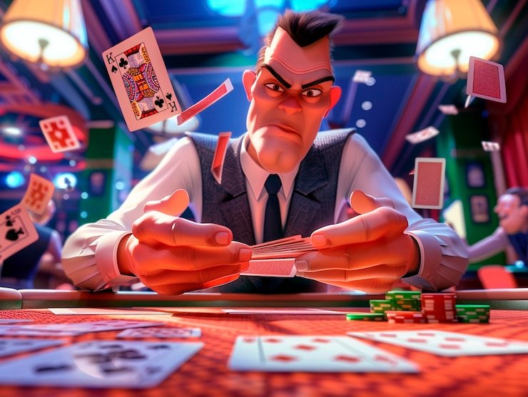 Live croupier at First Goal table